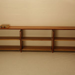 Mahogany and Brushbox Shelves