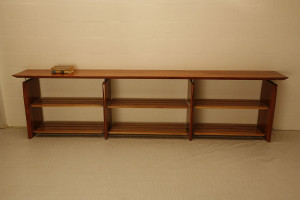Mahogany and Brushbox Shelves