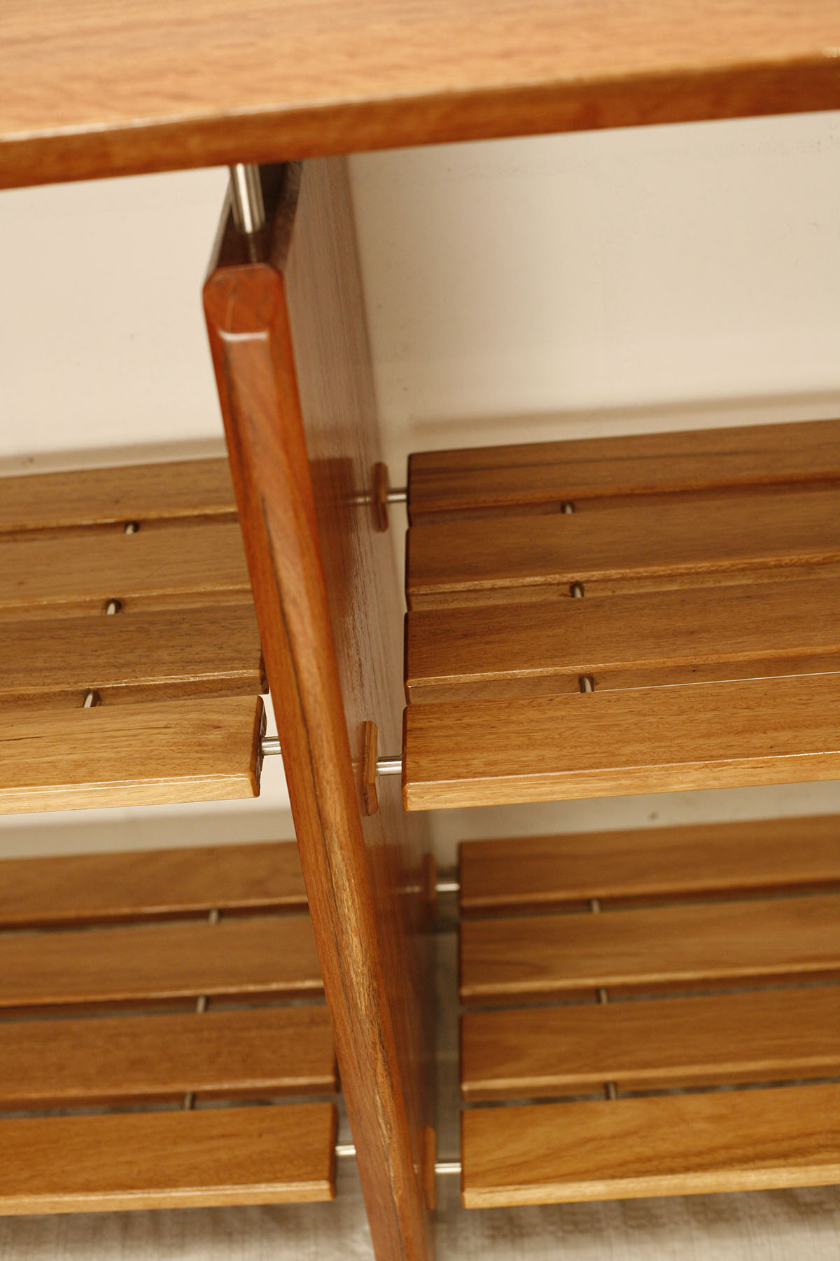 Mahogany and Brushbox Shelves