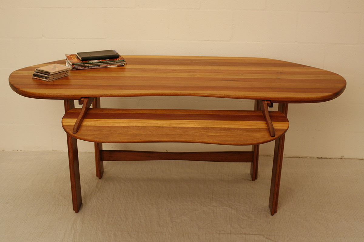 Mixed Hardwood Computer Desk